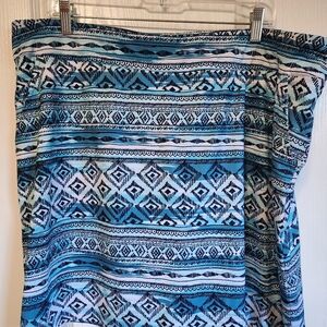 Blue and Black Skort - XL